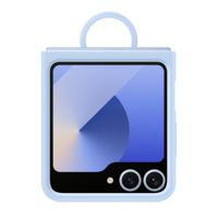 Samsung Silicone Case voor Flip 6 Telefoonhoesje Blauw