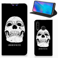 Mobiel BookCase Huawei P30 Lite New Edition Skull Eyes - thumbnail