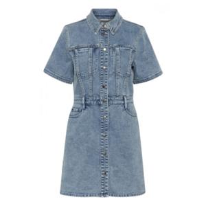 Kaffe - Blauw | Dames | Jurk | Blauw | 46 | regular | Kamst mode