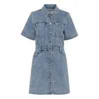 Kaffe - Blauw | Dames | Jurk | Blauw | 44 | regular | Kamst mode