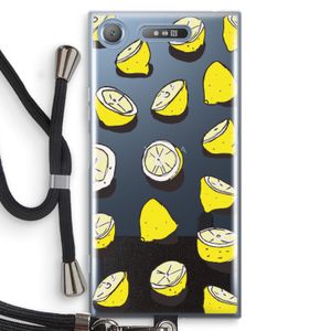 When Life Gives You Lemons...: Sony Xperia XZ1 Transparant Hoesje met koord