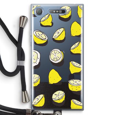 When Life Gives You Lemons...: Sony Xperia XZ1 Transparant Hoesje met koord