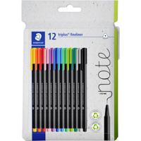 Staedtler triplus 334 C12 Fineliner 12 stuk(s)