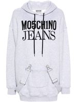 MOSCHINO JEANS robe courte à capuche - Gris - thumbnail