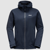Jack wolfskin Pack & Go Jas Dames Hardshell Jas Night Blue L