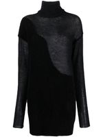 Isabel Benenato roll-neck knit top - Noir