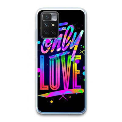 Only Love: Xiaomi Redmi 10 Transparant Hoesje