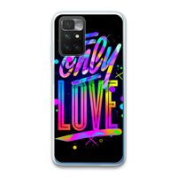 Only Love: Xiaomi Redmi 10 Transparant Hoesje