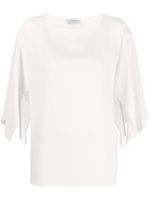 Alberto Biani blouse à col bateau - Blanc