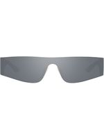 Balenciaga Eyewear lunettes de soleil Mono à monture rectangulaire - Argent