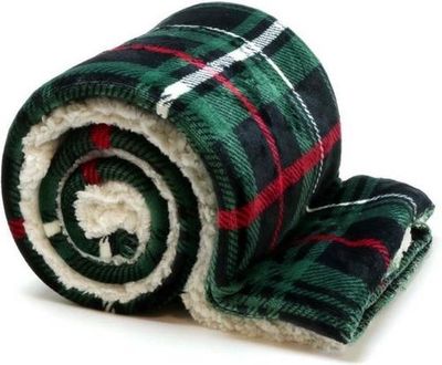 Unique Living Unique Living Larsson plaid 150x200cm black