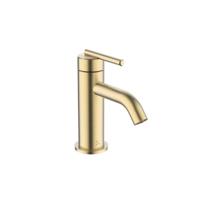 Crosswater 3ONE6 Wastafelkraan - opbouw - 13.3cm - geborsteld messing (goud) TL114DNSF