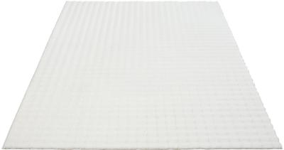 Karpet24 Flow - Knuffelig Bubbeltapijt, Wasbaar & Antislip, Zacht en Onderhoudsvriendelijk, Cream-80 x 300 cm