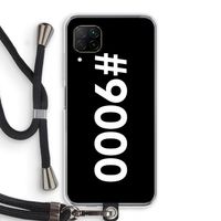 #9000: Huawei P40 Lite Transparant Hoesje met koord