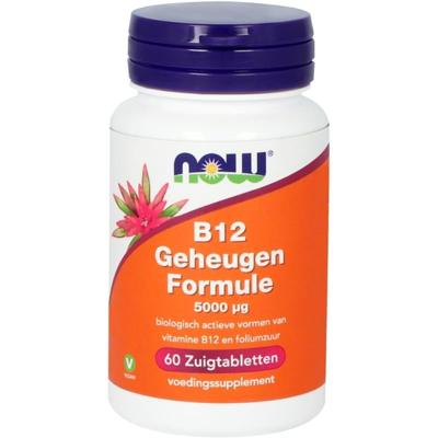 Vitamine B12 geheugenformule 5000mcg 60 Zuigtabletten