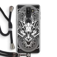 Oh Deer: Samsung Galaxy J8 (2018) Transparant Hoesje met koord