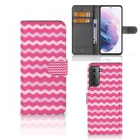 Samsung Galaxy S21 Plus | Telefoon Hoesje | Waves Pink Samsung Galaxy S21 Plus | Telefoon Hoesje | Waves Pink