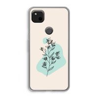 Violets are blue: Google Pixel 4a Transparant Hoesje