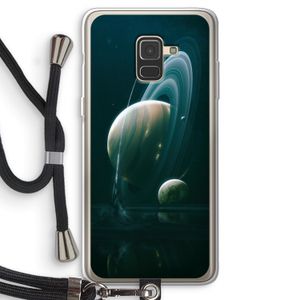 Mercurius: Samsung Galaxy A8 (2018) Transparant Hoesje met koord