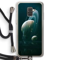 Mercurius: Samsung Galaxy A8 (2018) Transparant Hoesje met koord