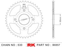 RK Chain wheel 530 35z steel silver