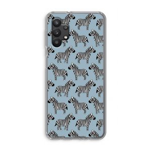 Zebra: Samsung Galaxy A32 5G Transparant Hoesje