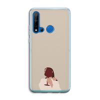 I drink wine: Huawei P20 Lite (2019) Transparant Hoesje