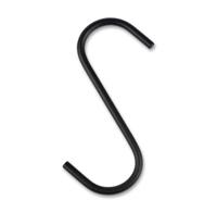 S-haak zwart - per stuk
