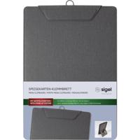 Sigel KB110 Menuklembord DIN A4 Antraciet (b x h) 23 cm x 33 cm Sigel KB110 Menuklembord DIN A4 Antraciet (b x h) 23 cm x 33 cm