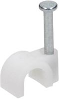 Enzo Orno kabelclip 10mm rond wit zak(100) - 4113215