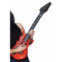 Opblaasbare rode elektrische gitaar 99 cm - thumbnail