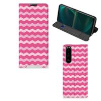 Sony Xperia 5 III | Hoesje met Magneet | Waves Pink