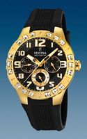 Horlogeband Festina F16581-4 Rubber Zwart 15mm