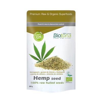 Biotona Hemp Raw Hulled Seed 300g