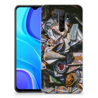 Xiaomi Redmi 9 | Siliconen hoesje | met foto Badges