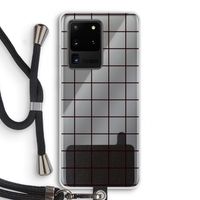 Rooster: Samsung Galaxy S20 Ultra Transparant Hoesje met koord
