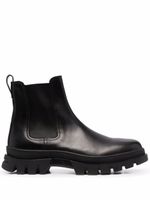 Henderson Baracco bottines en cuir à semelle crantée - Noir