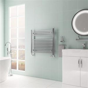 Eastbrook Biava multirail handdoekradiator 75x70cm 418W chroom