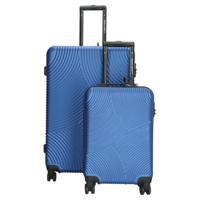 Louisville 2-delige Kofferset STAAL BLAUW Louisville 2-delige Kofferset STAAL BLAUW