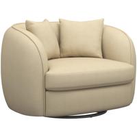 Leen Bakker - Loveseat Enzio - Elephant - Stof - Beige - 95x129x76 Cm