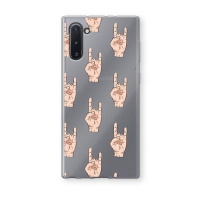 Rock: Samsung Galaxy Note 10 Transparant Hoesje