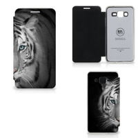 Samsung Galaxy Grand Prime Telefoonhoesje met Pasjes Tijger - thumbnail