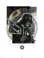 Kunstdruk Star Wars Rogue One Darth Vader and Strikers 60x80cm