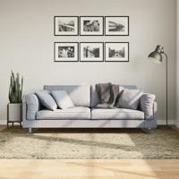 VidaXL Vloerkleed pamplona shaggy hoogpolig modern 160x230 cm goud