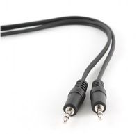 Gembird 1.2m, 3.5mm/3.5mm, M/M audio kabel 1,2 m Zwart - thumbnail