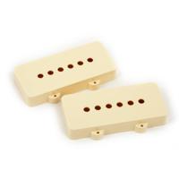 Fender pickup cover voor Jazzmaster aged white (set van 2)