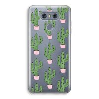 Cactus Lover: LG G6 Transparant Hoesje