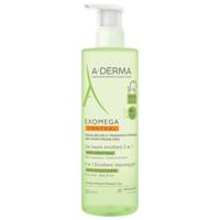 A-Derma Exomega Control Gel Lavant Emollient 2 En 1 500ml