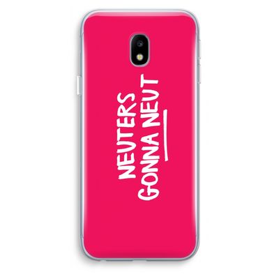 Neuters (roze): Samsung Galaxy J3 (2017) Transparant Hoesje