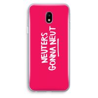 Neuters (roze): Samsung Galaxy J3 (2017) Transparant Hoesje Neuters (roze): Samsung Galaxy J3 (2017) Transparant Hoesje
